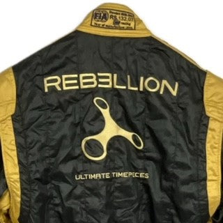 Lotus Rebellion Racing Le Mans Team 2013 ALMS Team Issue OMP 3-Layer FIA Standard 8856 Race Suit - Pit-Lane Motorsport
