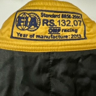 Lotus Rebellion Racing Le Mans Team 2013 ALMS Team Issue OMP 3-Layer FIA Standard 8856 Race Suit - Pit-Lane Motorsport