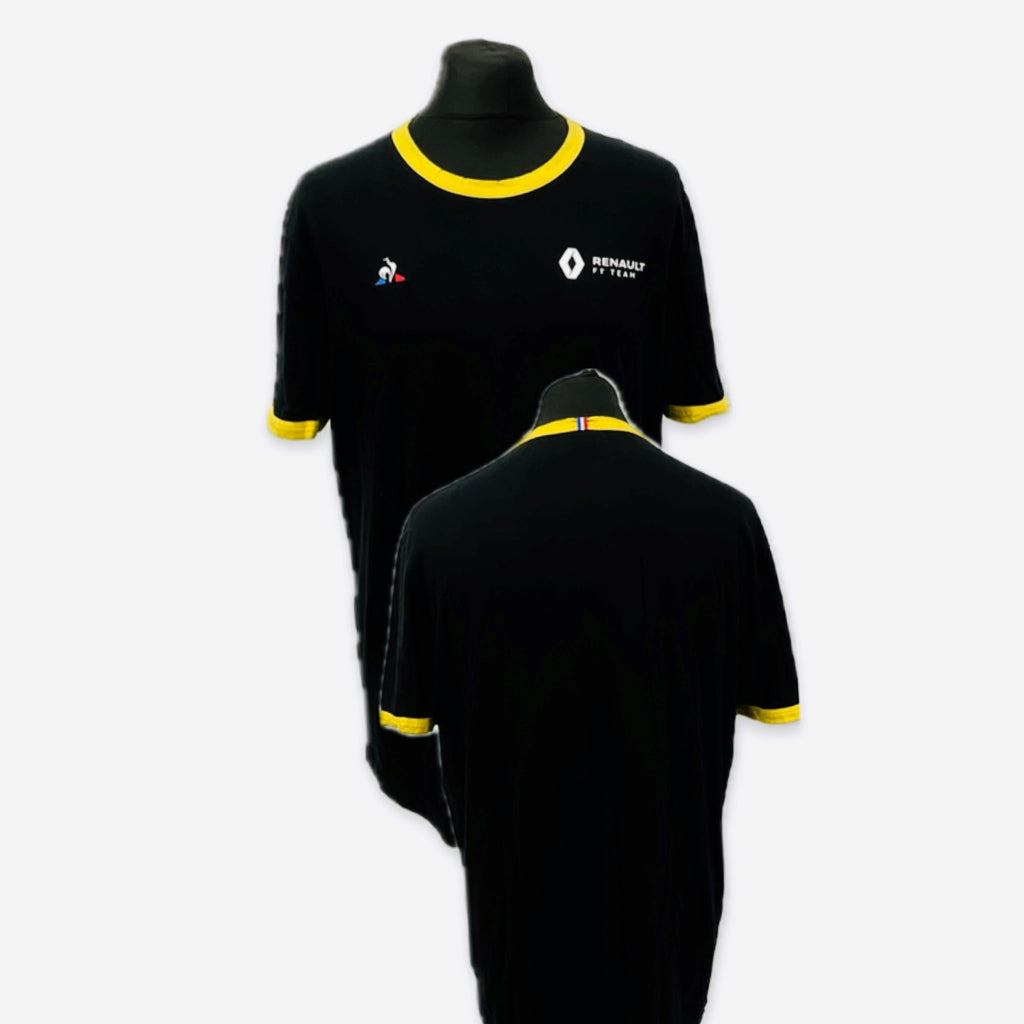 Renault F1 Team Official Team Issue Pit Crew Travel T-Shirt-Black-Used