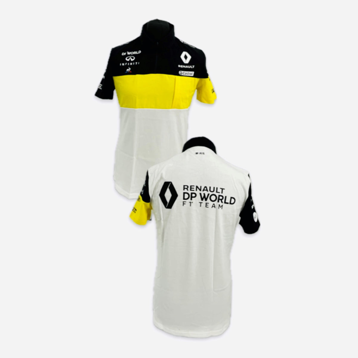 Car Racing Polos Renault F1™ Official Team Issue Pit Crew Race Day Polo Shirt-Ex Mechan ...