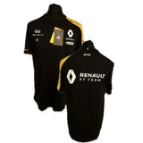 Renault F1 Team Official Team Issue Pit Crew Race Day T-Shirt-Black-New