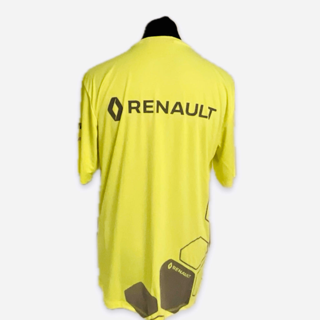 Renault F1™ Official Team Issue Pit Crew Race Day Hi Vis Reflective T- Shirt