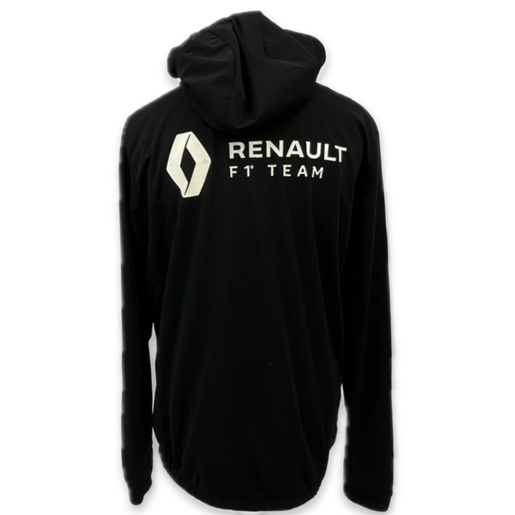 Renault F1 Team Official Team Issue Pit Crew Hooded Shell Jacket -Black