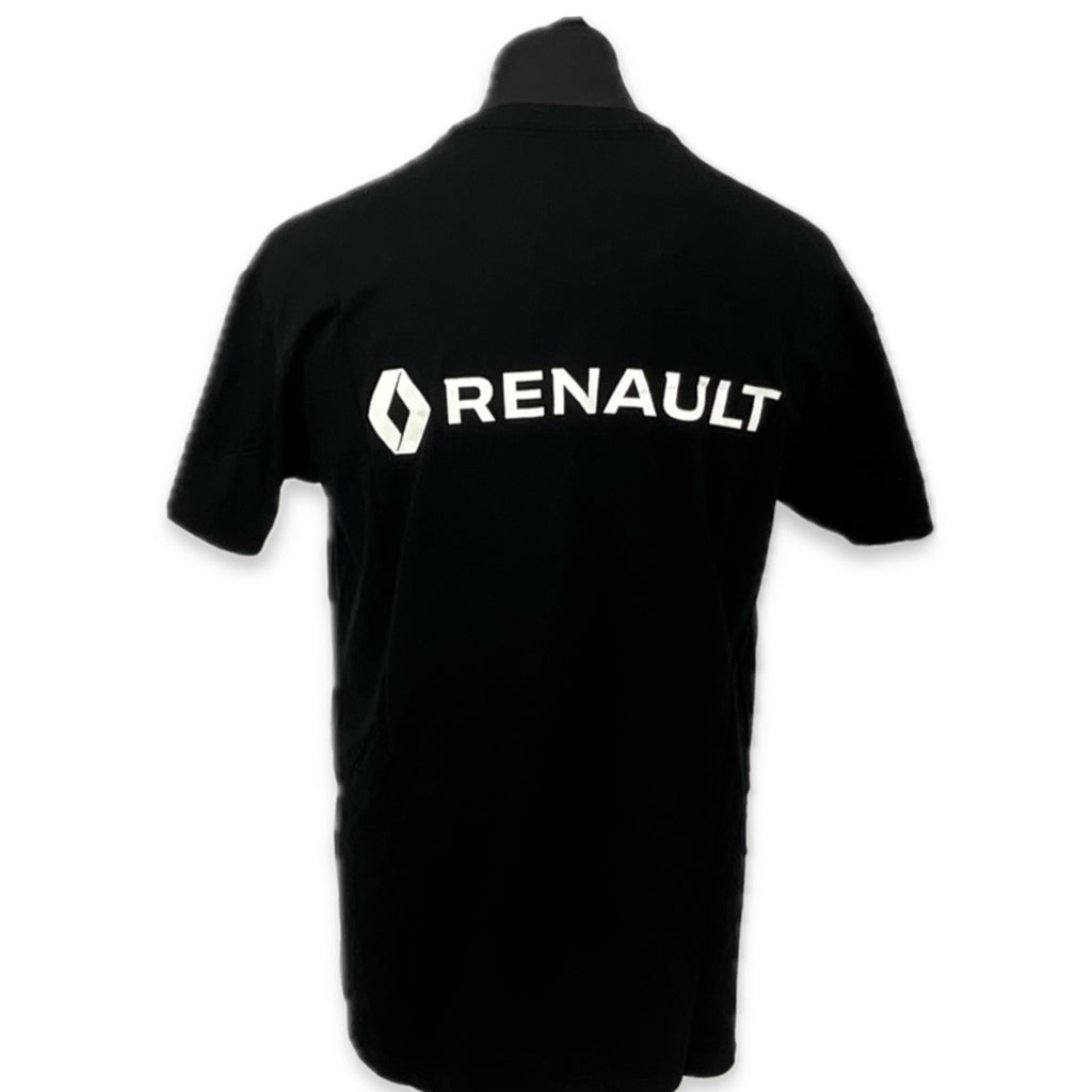 Renault F1 Team Official Team Issue Pit Crew Travel T-Shirt-Black-Ex-Team Member