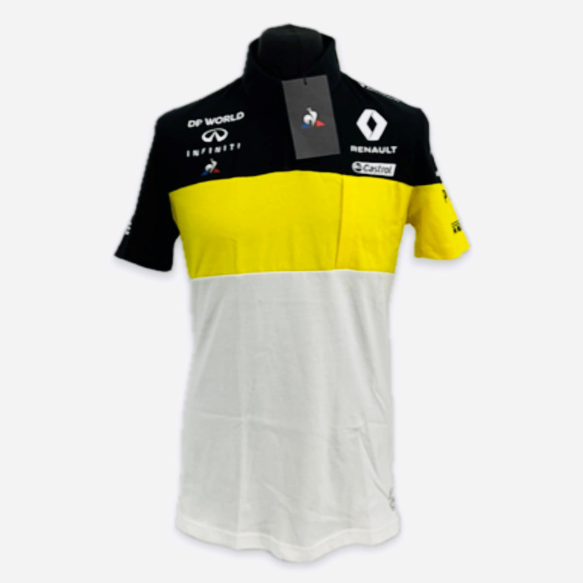 Car Racing Polos Renault F1™ Official Team Issue Pit Crew Race Day Polo Shirt-Brand New ...
