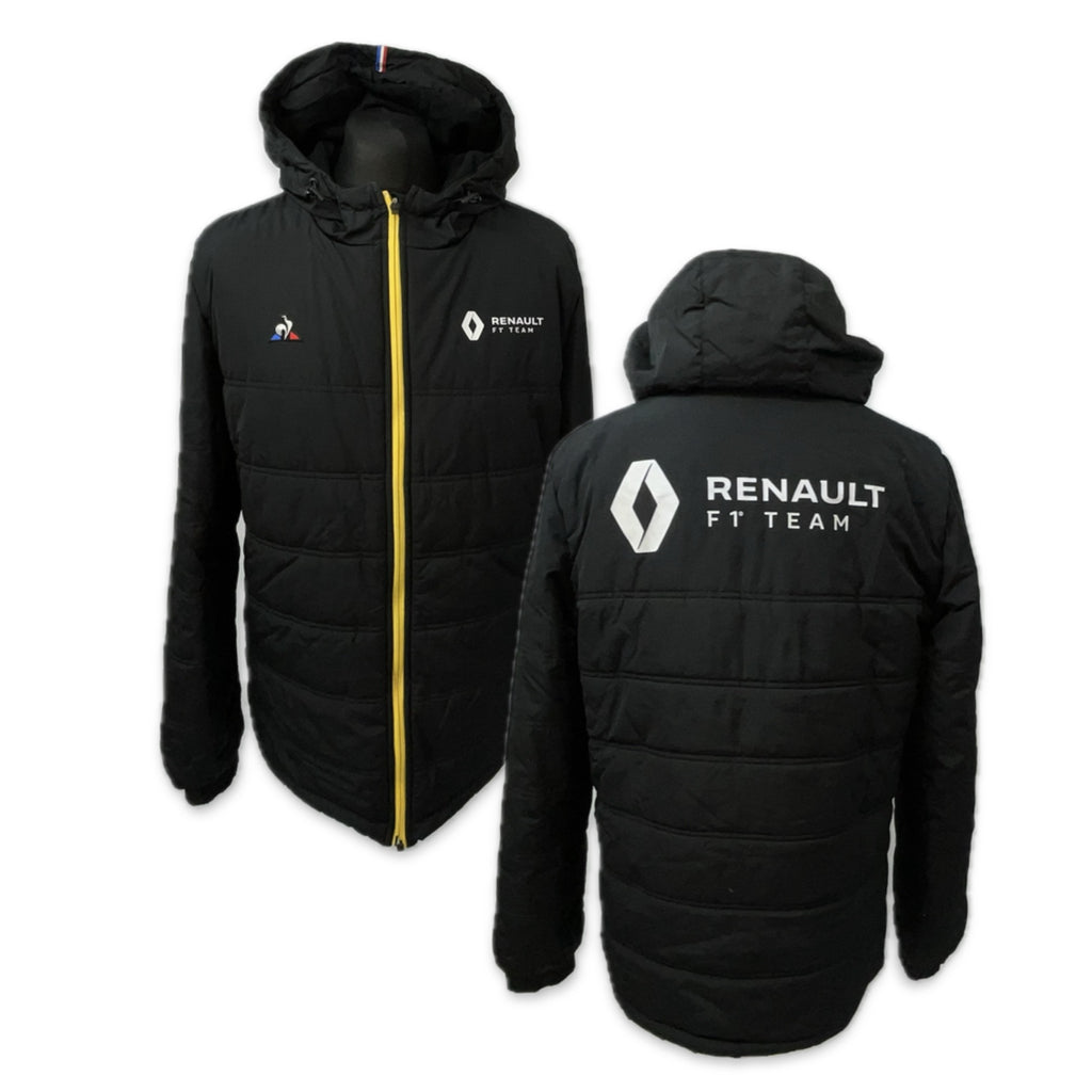 Renault F1 Team Le Coq Sportiff Team Issue Padded Winder Coat-Black