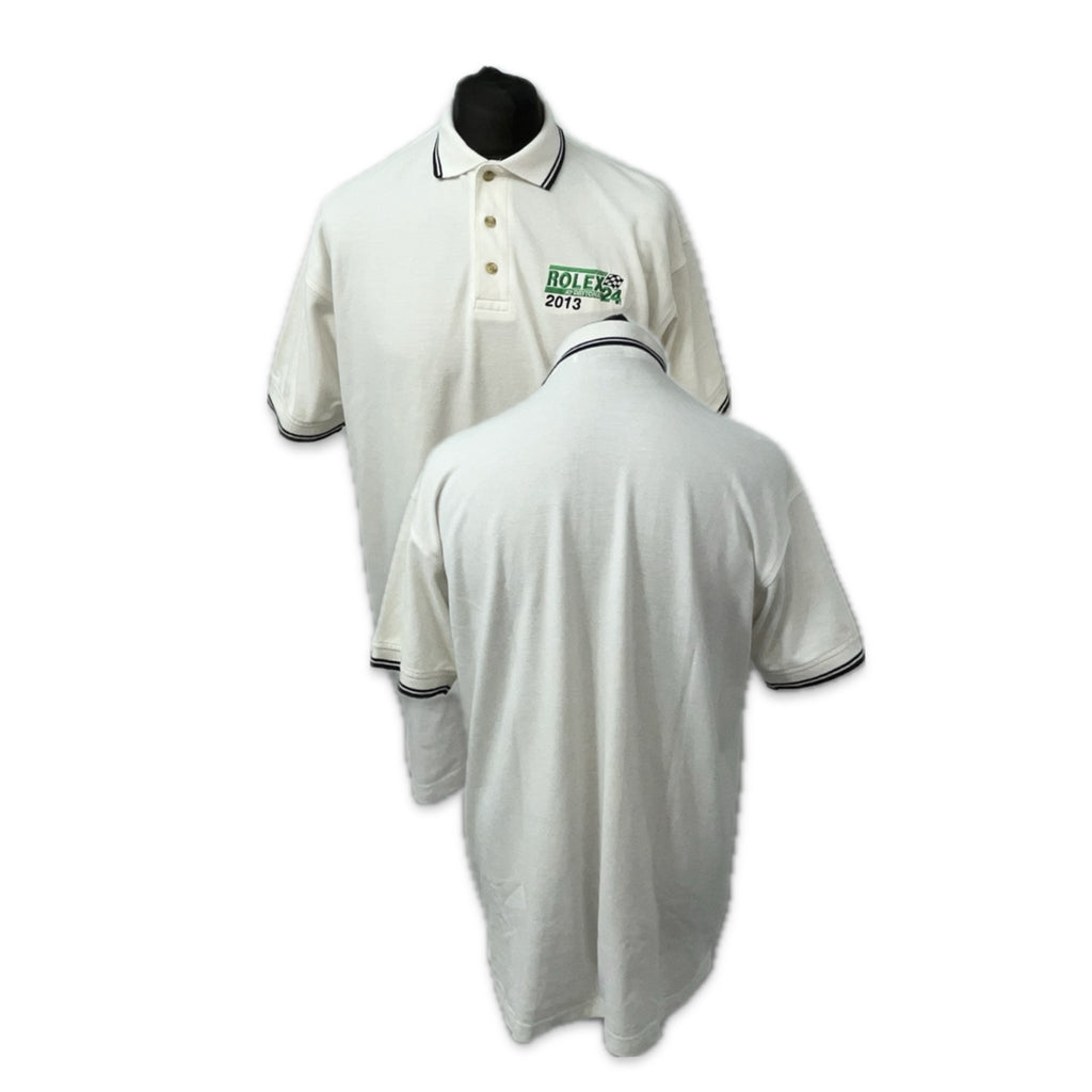 Rolex Daytona 24 Hour Race 2013 Official Merchandise Event Polo Shirt-White