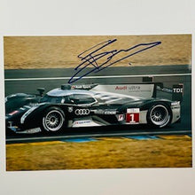 Load image into Gallery viewer, Romain Dumas Hand Signed Audi Sport Quatro TDI Le Mans Team Photograph