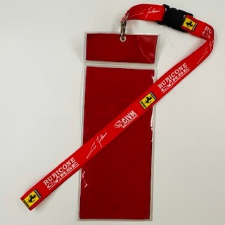 Rubicone Corse Ferrar1 GT Team Official Team Lanyard And Ticket Wallet