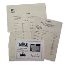 Load image into Gallery viewer, Genuine Rush the Move Film Prop James Hunt Engineering Letter &amp; Invoices Used in the Iconic Movie