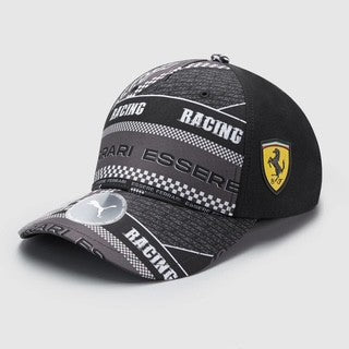 Scuderia Ferrari Formula One Team Official Merchandise Puma X Graphic Cap-Black