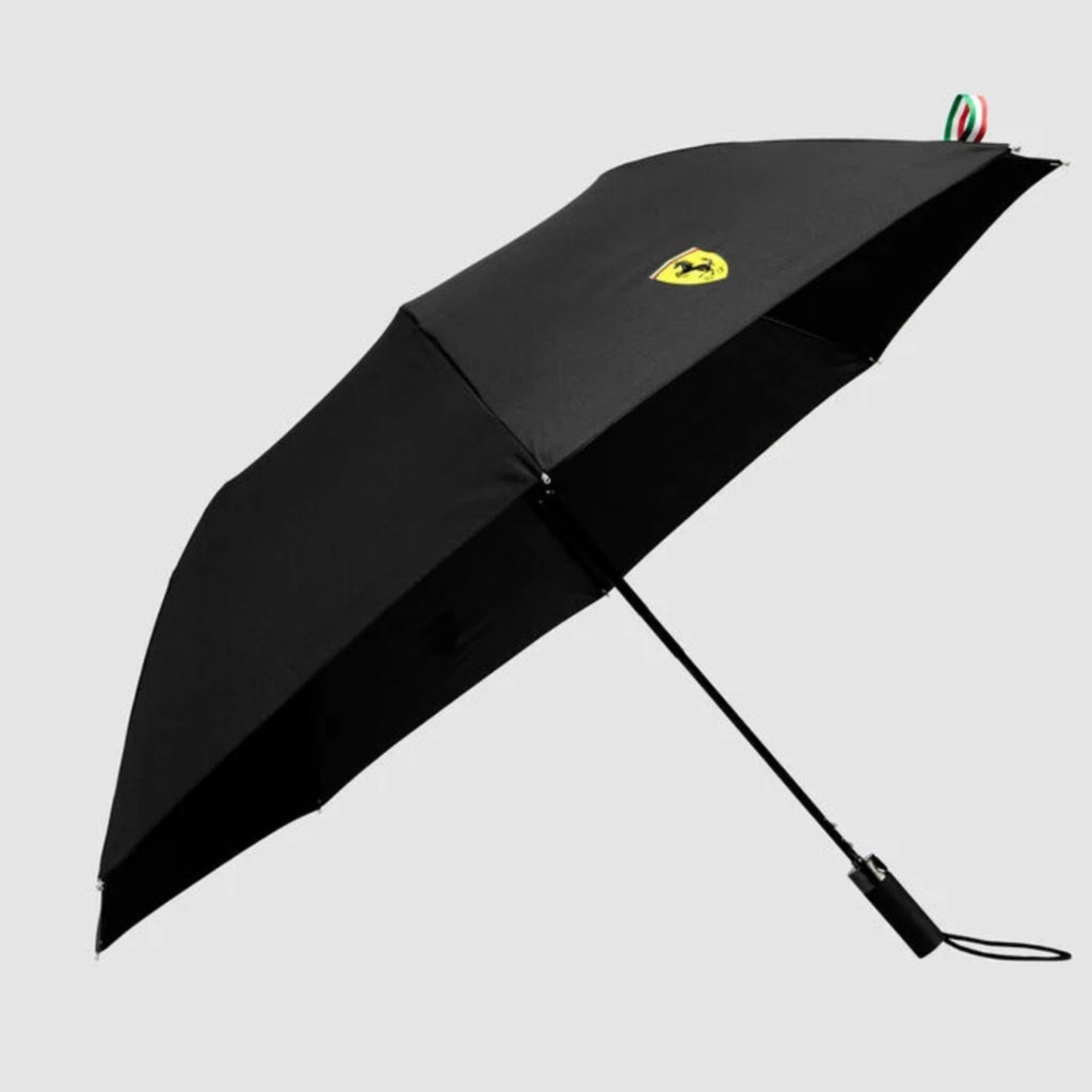 Scuderia Ferrari F1 Team official Merchandise Compact Scudetto Umbrella-Black