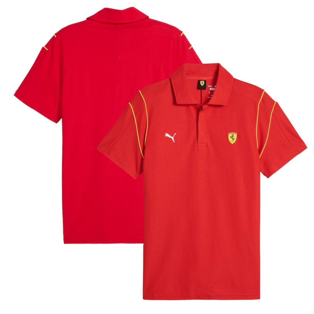 Scuderia Ferrari Official Merchandise Race MT7 Polo by Puma - Red