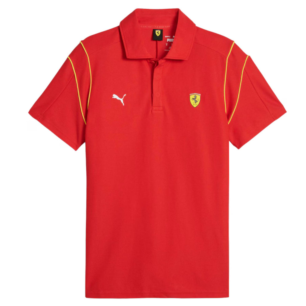 Scuderia Ferrari Official Merchandise Race MT7 Polo by Puma - Red