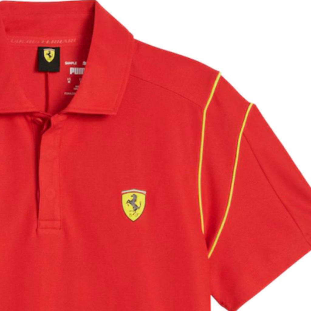 Scuderia Ferrari Official Merchandise Race MT7 Polo by Puma - Red