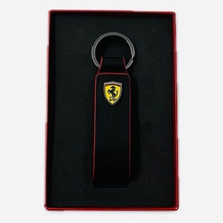 Scuderia Ferrari Formula One Team Official Merchandise F1™ Team Gift Box Leather Strap Keyring