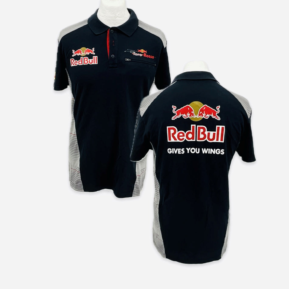 Scuderia Toro Rosso Red Bull Racing F1 Team Issued Race Day Polo Shirt-Ex Mechanic