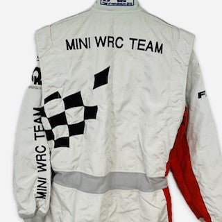 WRC Mini World Rally Championship Team Sabrina de Castelli Race Used Saprco Suit