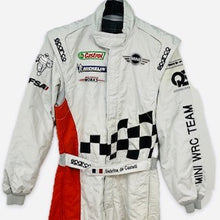 Load image into Gallery viewer, WRC Mini World Rally Championship Team Sabrina de Castelli Race Used Saprco Suit