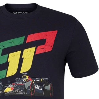 Oracle Red Bull Racing Sergio Perez Checo Race Car T-Shirt -Black