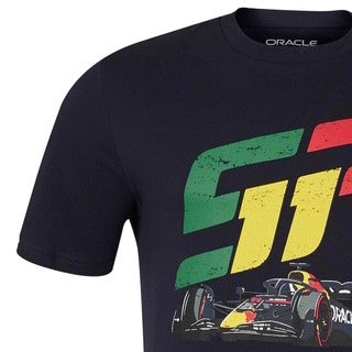 Oracle Red Bull Racing Sergio Perez Checo Race Car T-Shirt -Black