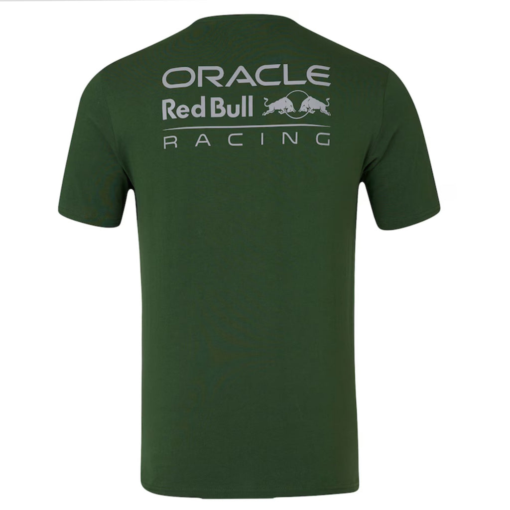 Oracle Red Bull Racing Sergio Perez Checo Reflective Print T-Shirt-Green