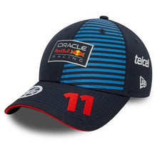 Load image into Gallery viewer, Oracle Red Bull Racing F1 Team 2024 New Era Sergio &#39;Checo&#39; Perez Driver 9FORTY Baseball Cap-Navy