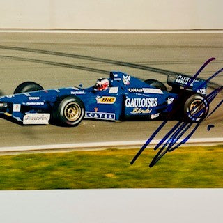 Shinji Nakano Hand Signed 2007 Prost Gouloises Blondes F1 Team Photograph