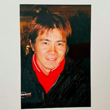 Load image into Gallery viewer, Shinji Nakano Hand Signed 2007 Portrait Prost Gouloises Blondes F1 Team Photograph