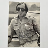 Sir Jackie Stewart 3 Times F1 World Champion Hand Signed Tyrell F1 Team Origional 1973 Promo Card.