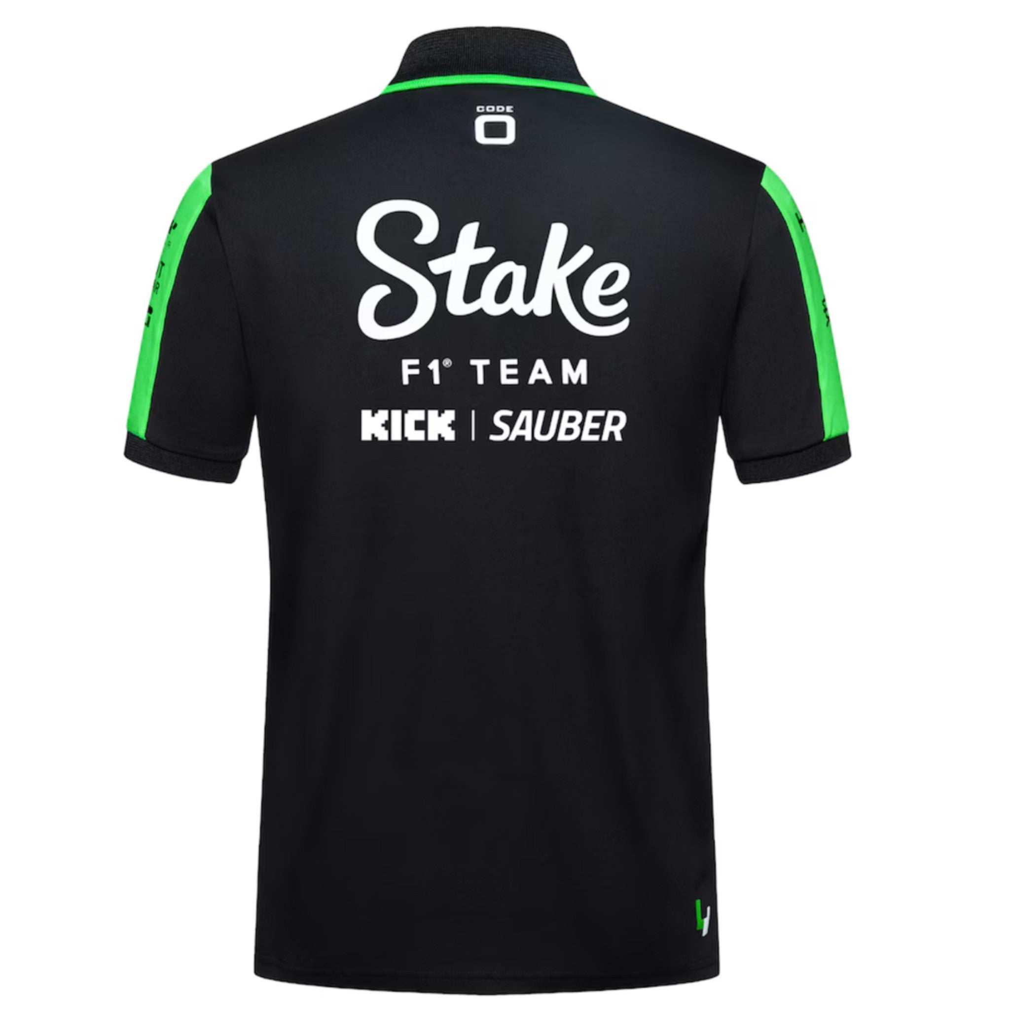 Stake F1 Team Sauber ポロシャツ Stake F1 Team Kick Sauber 2024 Team Polo Shirt-Black – Pit-Lane