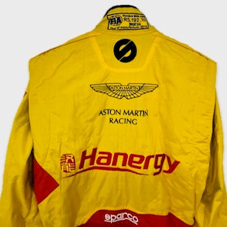 Aston Martin Racing Le Mans Team Stefan Mucke Sparco Race Used Suit