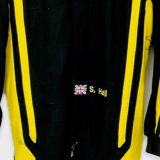 Stuart Hall Race Used & Autographed Race Suit 2016 GP Xtreme Racing Renault Sport RS Endurance Series