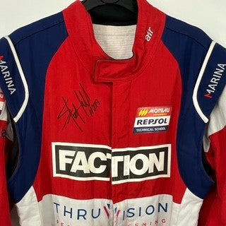 Stuart Hall Race Used & Autographed Race Suit 2019 GPX Racing Blancpain Endurance Series