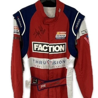 Stuart Hall Race Used & Autographed Race Suit 2019 GPX Racing Blancpain Endurance Series