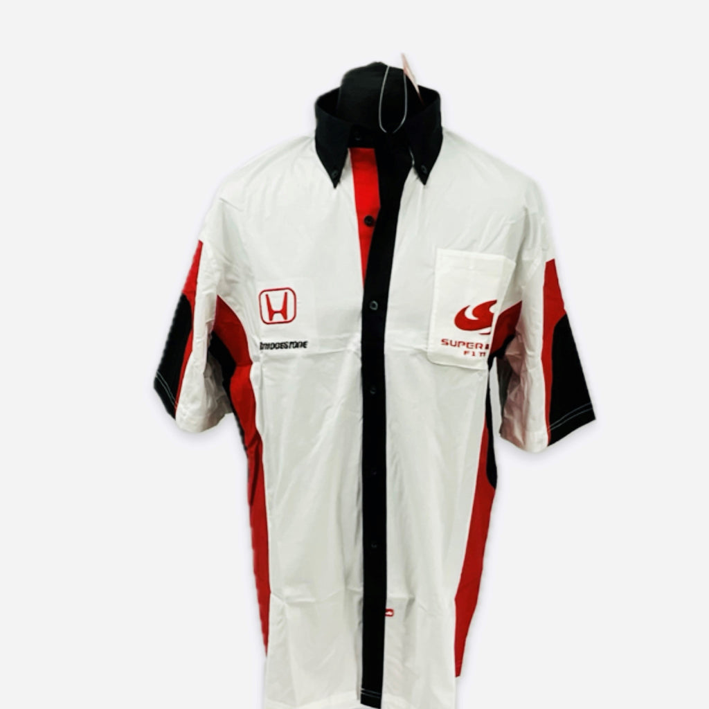 Super Aguri Formula One Team Official Team Issue Race Day Shirt-White