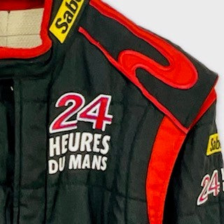 Terry Borcheller Aston Martin Racing DBR9 GT1 Team Modena Le Mans 24 Hour Race used Suit and Personal Team Shirt 2008