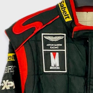 Terry Borcheller Aston Martin Racing DBR9 GT1 Team Modena Le Mans 24 Hour Race used Suit and Personal Team Shirt 2008