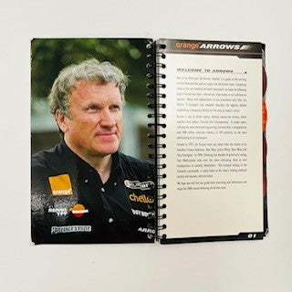 2000 TWR Orange Arrows F1 Team Official Merchandise Pocket Book