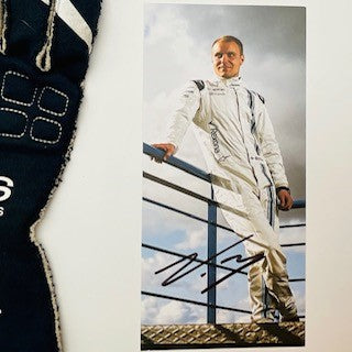 Valtteri Bottas Williams Martini Racing F1 Team Race Used Glove & Hand Signed Driver Card