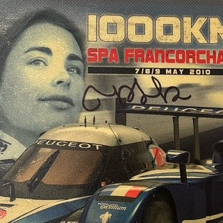 Vanina Ickx Hand Signed 1000KM Spa Francarchomps 2010 Official Merchandise Mouse Mat