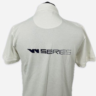 W-Series World Championship Official Team Issue Polo Shirt-White-Mens