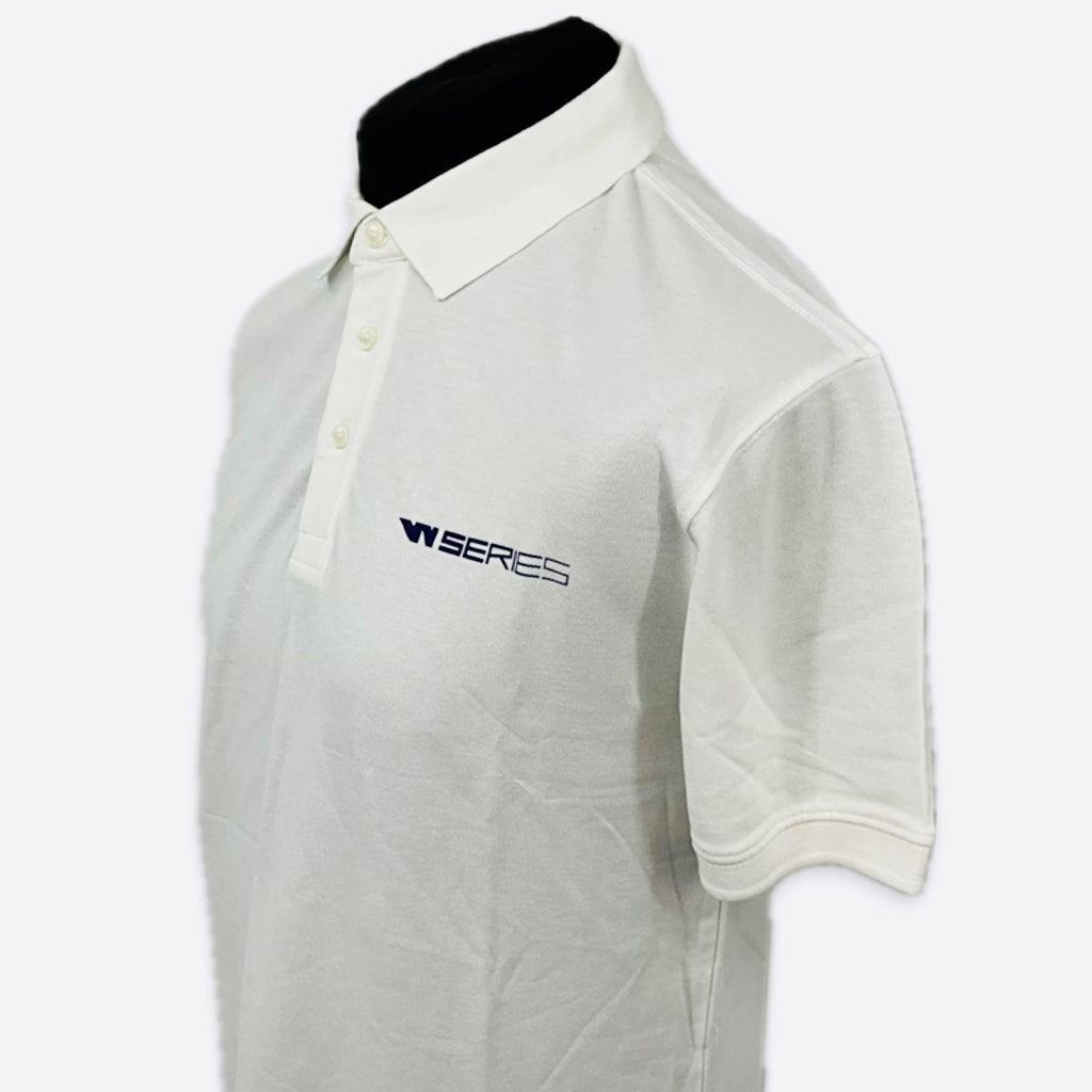 W-Series World Championship Official Team Issue Polo Shirt-White-Mens