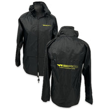 Load image into Gallery viewer, W-Series Team Issues  Full Zip Hooded Rain Coat-Black