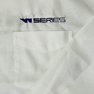 Men's W-Series Long Sleeved Cotton Managers Shirt-White