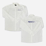 Men's W-Series Long Sleeved Cotton Managers Shirt-White