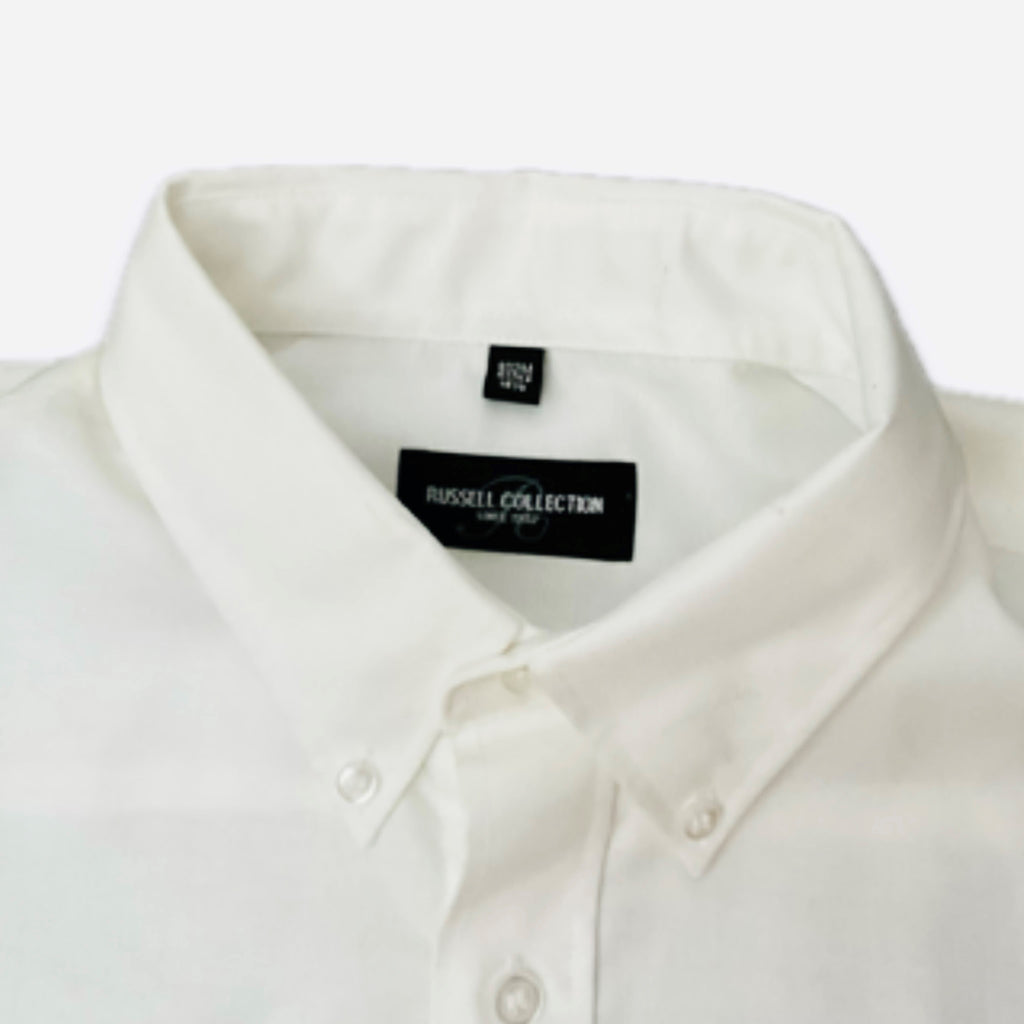 Men's W-Series Long Sleeved Cotton Managers Shirt-White