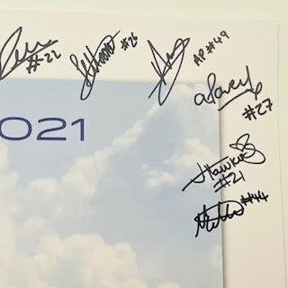 W-Series 2021 World Championship Poster Hand Signed By All 18 Drivers