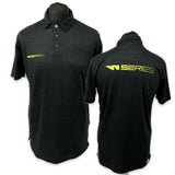 W-Series World Championship Official Team Issue Polo Shirt-Dark Grey