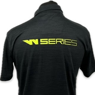 W-Series World Championship Official Team Issue Polo Shirt-Dark Grey